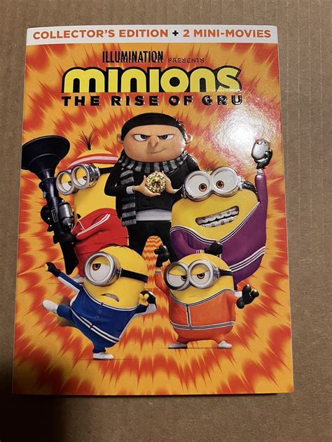 MINIONS THE RISE OF GRU DVD Collector S Edition New Sealed USA FREE