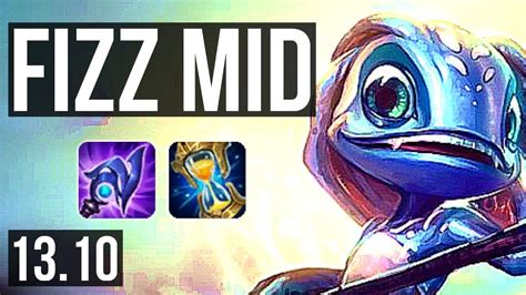 Fizz Vs Leblanc Mid M Mastery Godlike Kr Diamond Youtube