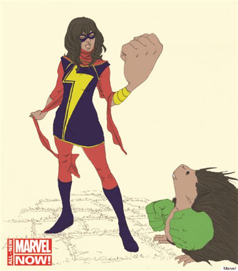 Marvel Muslim Girl Superhero Kamala Khan Destroys Bad Guys