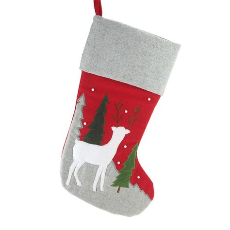 Embroidered Christmas Stockings Felt Christmas Stockings Felt