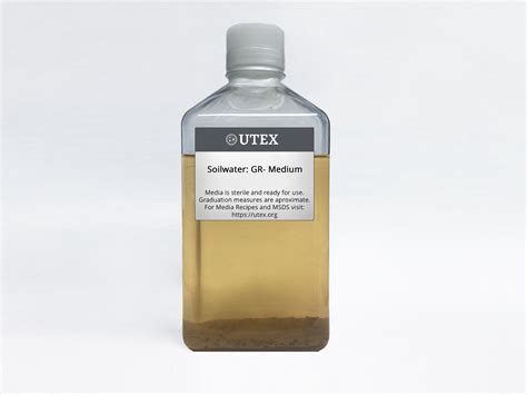 Soilwater Gr Medium Utex Culture Collection Of Algae