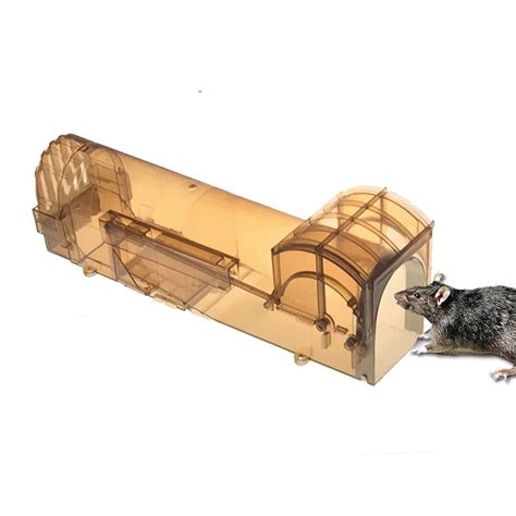 Mousetrap Reusable Mouse Trap Plastic Flooding Rodent Rat Cage Catching