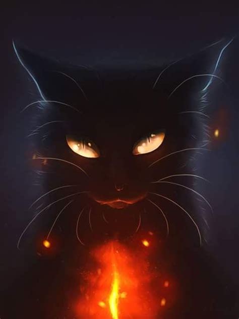 Panthros Evil Sister Black Cat Art Cat Art Warrior Cats