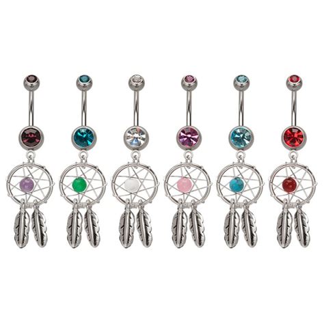 more dream catchers belly button piercing jewelry belly piercing jewelry dangles