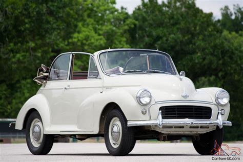 1960 Morris Minor 1000 Convertible No Reserve A Great Entry Level