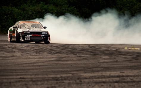 Wallpaper Sports Car Vehicle Smoke Jdm Drifting