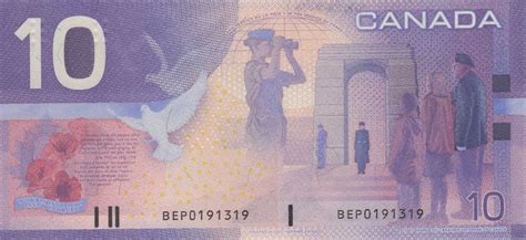 Banknote Index Canada 10 Dollar P102d