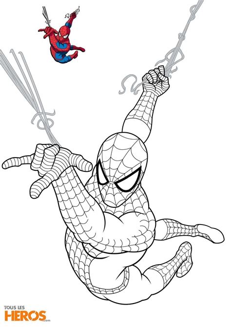 Coloriage à Imprimer Gratuit De Spiderman En 2020 Coloriage Spiderman Coloriage à Imprimer