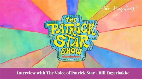 The Patrick Star Show Interview With Bill Fagerbakke Youtube