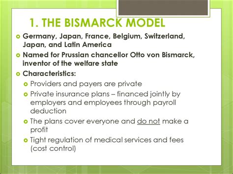 Bismarck Model Healthcare Bismarck Model In Germany Stjboon