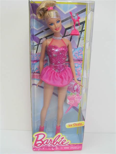 I Can Be Ice Skater Barbie Doll W Blonde Hair And Her Accessories Ages 3 Mattel Barbie