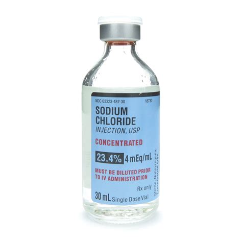 Sodium Chloride 234 Hypertonic 234mgml Sdv 30ml Vial Mcguff