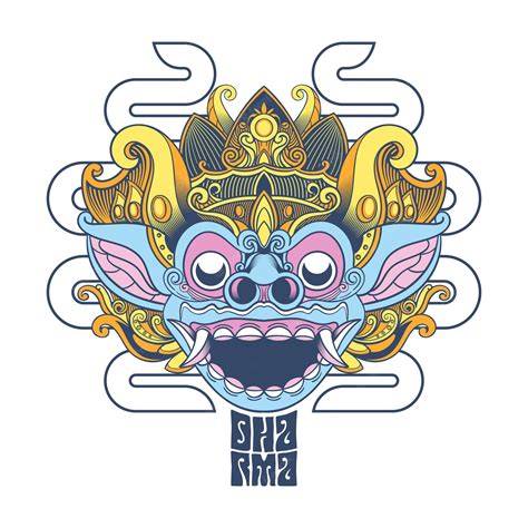 Premium Vector Balinese Barong Vector Illustration Very Suitable For