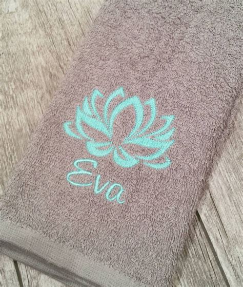 Personalized Lotus Sweat Towel Gym Towel Sports Towel Etsy