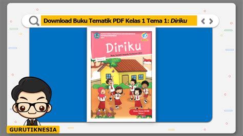 Download Buku Tematik PDF Kelas Tema Diriku Gurutiknesia