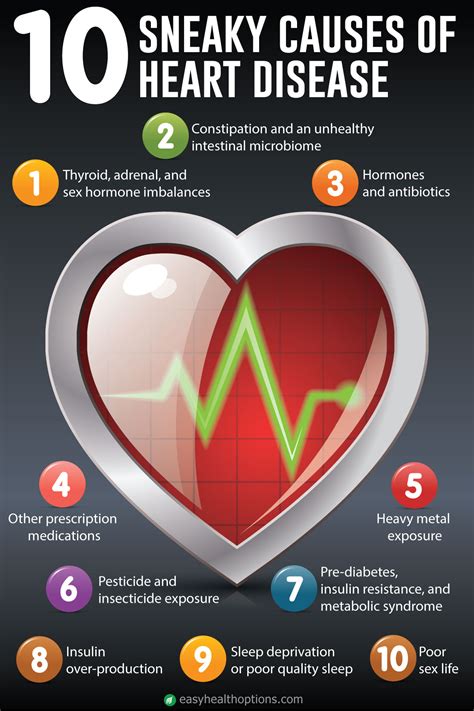 10 sneaky causes of heart disease [infographic] - Easy Health Options®