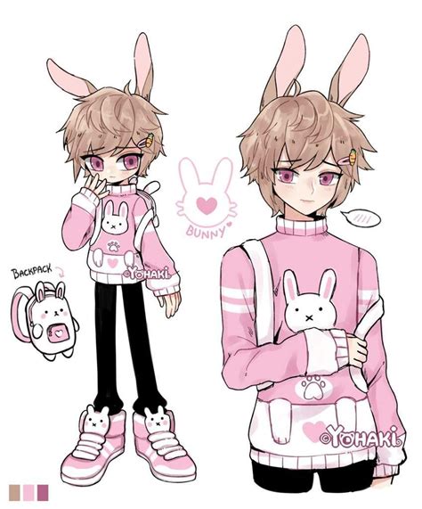Bunny Boy 🐇 Anime Art Amino Boy Art Cute Anime Guys Cute Anime Boy