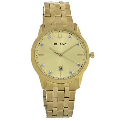 Bulova Unisex 97d123 Sutton Diamond Stainless Steel Watch Bezali