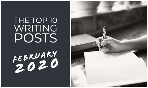 The Top 10 Writing Posts From February 2020 Writers Write