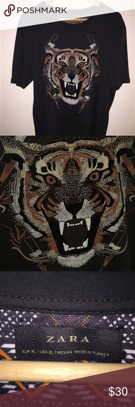 Zara Tiger T Shirt Tiger T Shirt Zara Man Zara