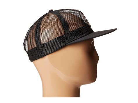 Lyst Poler Pop Top Full Mesh Trucker Hat In Black For Men