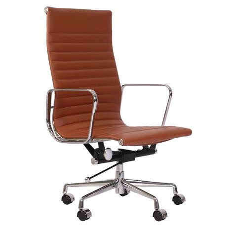 Find eames chair from a vast selection of home office desks. Eames ThinPad Office Chair Tan Brown Leather - Replica ...