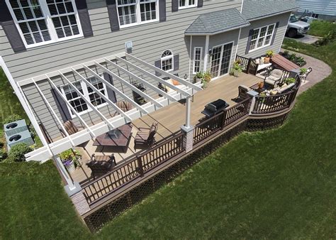 Custom Timbertech Deck Thornton Pa 902 Sq Ft Keystone Custom Decks