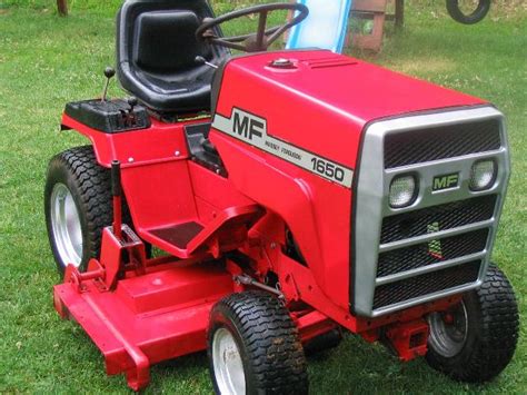 1650 Massey Ferguson Tractor With Mower Deck Farming Equipment All In