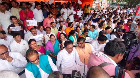 Bihar Bjp Stages Maha Dharna To Condemn Betrayal Of Chief Minister