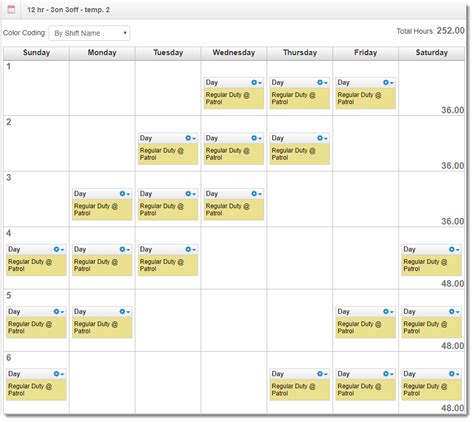 With a glance, you can now determine which days you work for any given month or year! 2021 12 Hour Rotating Shift Calendar / Free Work Schedule ...