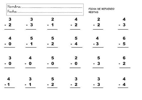 Sumas Y Restas Para Niños De Preescolar Para Imprimir Imagui