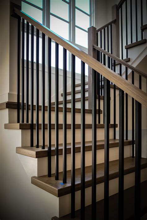 Modern Wood Stair Railing