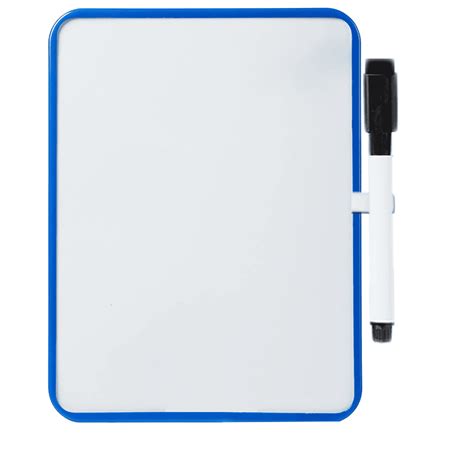 Magnetic Dry Erase White Board 6 X 8 With Magnetic Marker Blue