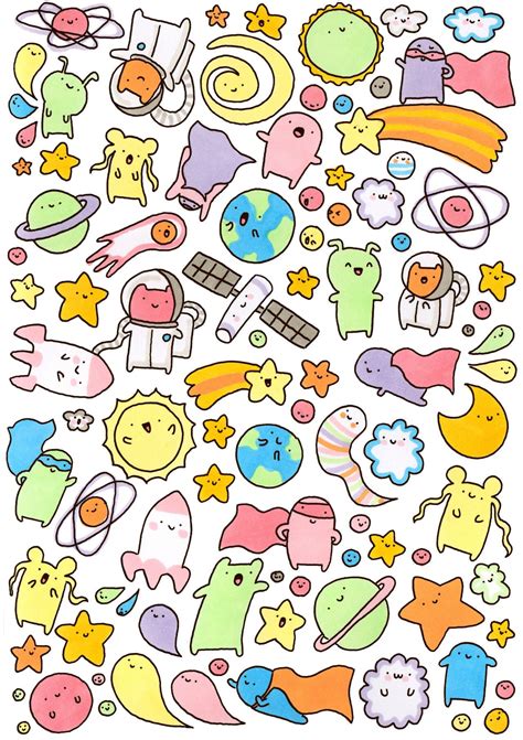 Doodles Iphone Wallpaper Kawaii