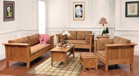 Solid Wood Amish Living Room Furniture