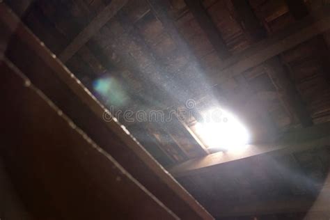 Sunlight Coming Through A Hole In The Roof Stock Image Image Of India