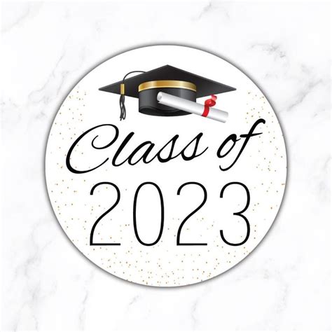 Personalized Graduation 2023 Stickers Custom Class Of 2023 Etsy In