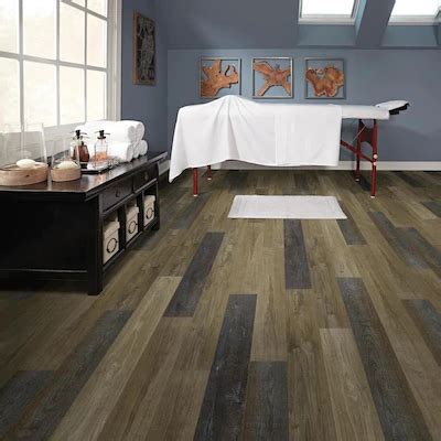 Once you know what material you are dealing. SMARTCORE Pro 7-Piece 7.08-in x 48.03-in Springfield Mix Luxury Locking Vinyl Plank Flooring at ...