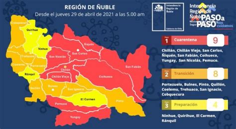 Ñuble Tiene 9 Comunas En Cuarentena 8 En Transición Y 4 En Preparación