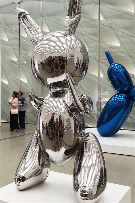 The Beverly Hills Mom “rabbit” By Jeff Koons A 41″ Stainless Steel