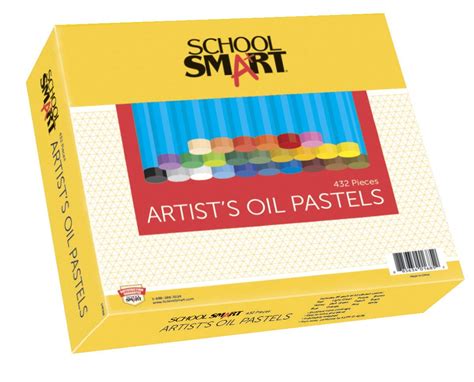 School Smart Non Toxic Regular Oil Pastel Set 38 X 2 38 In Assorted