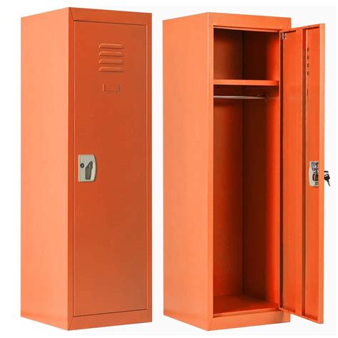 Ibu kotanya juga bernama banjarnegara. Costzon 48 Kids Metal Storage Locker Orange Single Tier Metal Locker Lock and Key Safe Storage ...