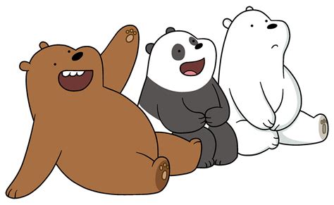 The bears are separated during a storm; Ice Bear, Panda, Grizz from We Bare Bears Costume | Carbon ...
