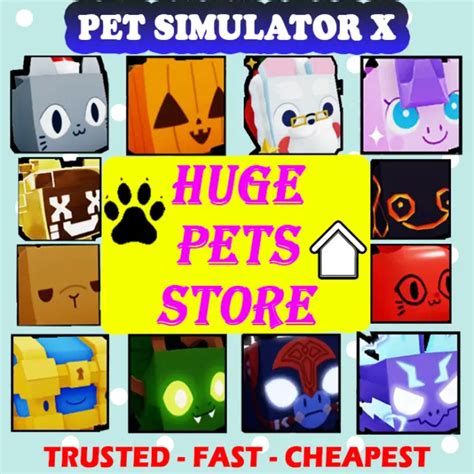 Pet Simulator X Pet Sim X Psx All Huge Pets And Gems 💎 10b Gems 💎