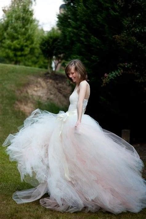 Adult Long Tutu Skirt Adult Tutu Dress Ivory With A Hint Of Peach Adult Tulle Skirt Bridal