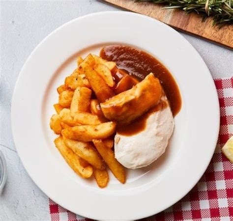 Chicken With Chips And Gravy Grants Meals