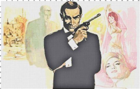 From Russia With Love James Bond Handmade Pdf Cross Stitch Etsy