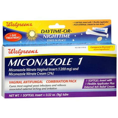 Walgreens Miconazole 1 Vaginal Antifungal Combination Pack Reviews 2022