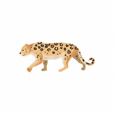 Animal Big Cat Feline Leopard Mammal Panther Wild Cat Icon