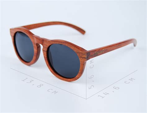 Onyx Wooden Sunglasses Handmade Design With Polarized Lenses